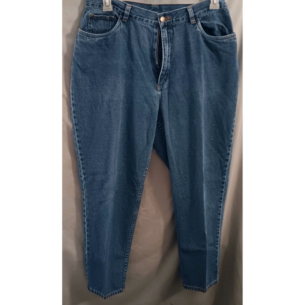 Vtg LL Bean DOUBLE L Relaxed Fit Jeans Womens 16 High Rise Denim 27.5 EUC 90's